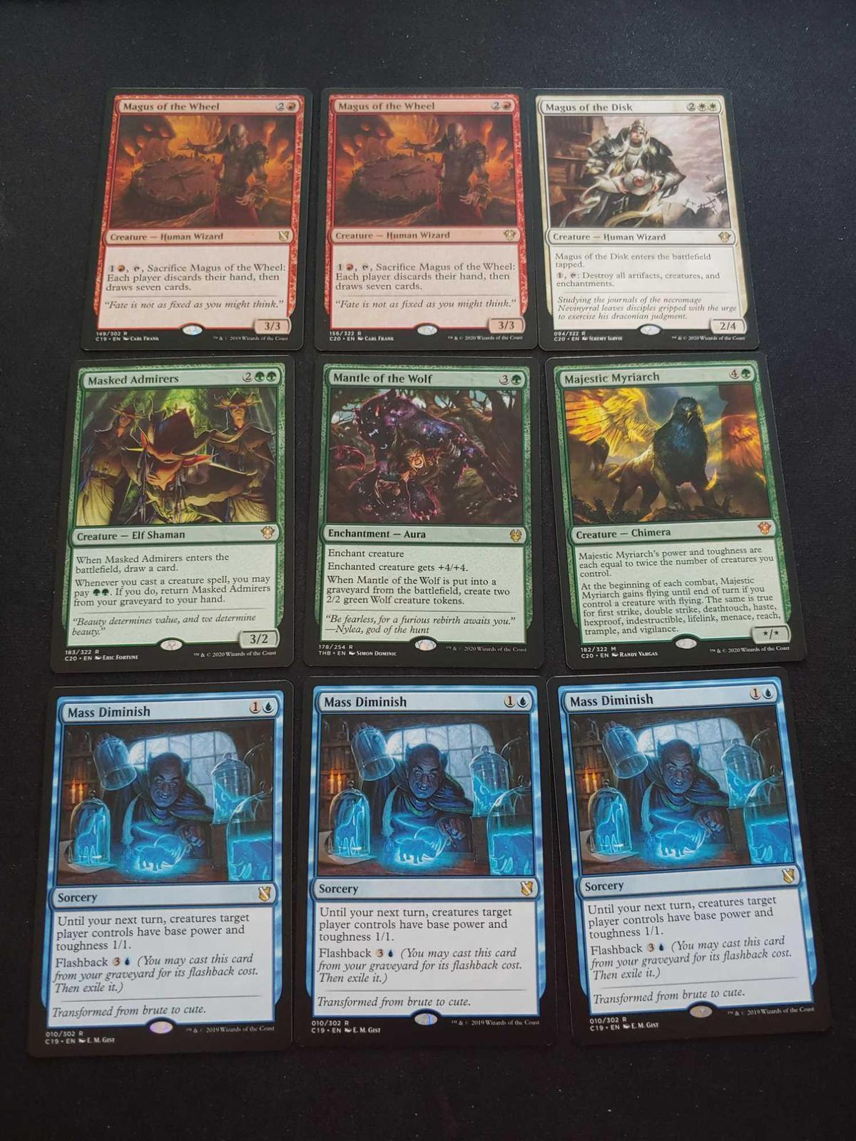 Mtg Rare lot of 9