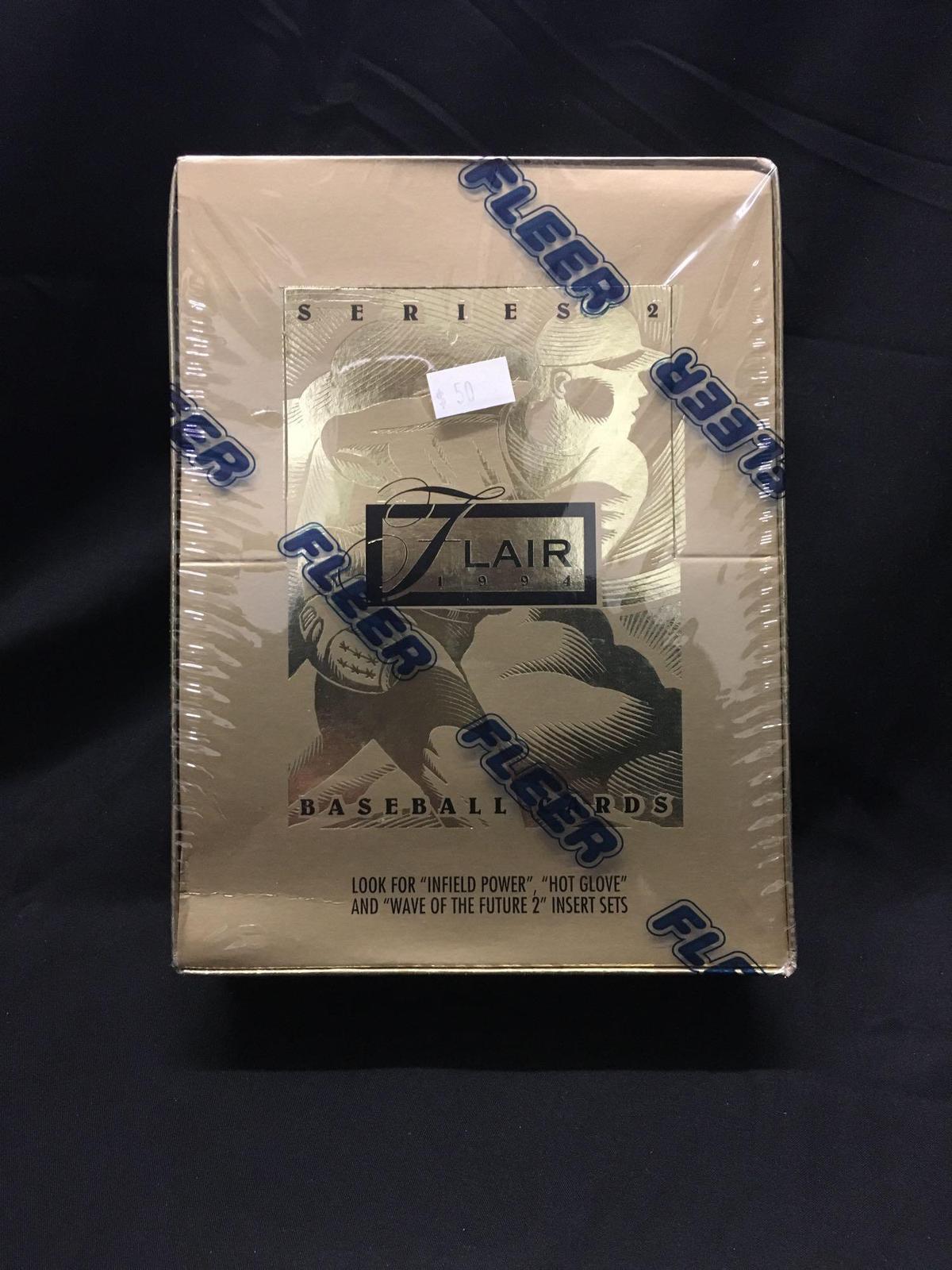 Factory Sealed Fleer Flair 1994 Baseball Series 2 24 Packs