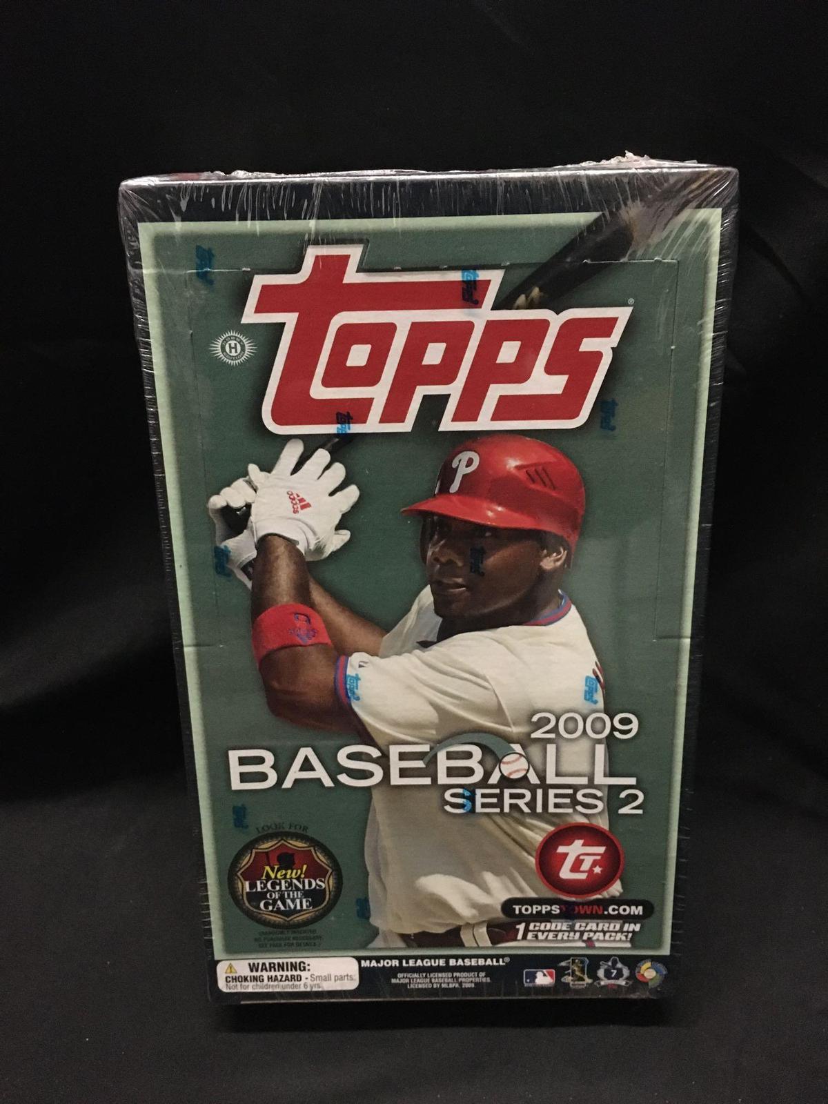 Factory Sealed Topps 2009 Baseball Series 2 Hobby Box 36 Pack Box