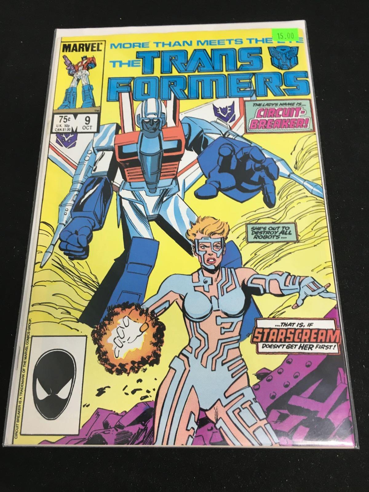 The Transformers #9 Comic Book from Amazing Collection