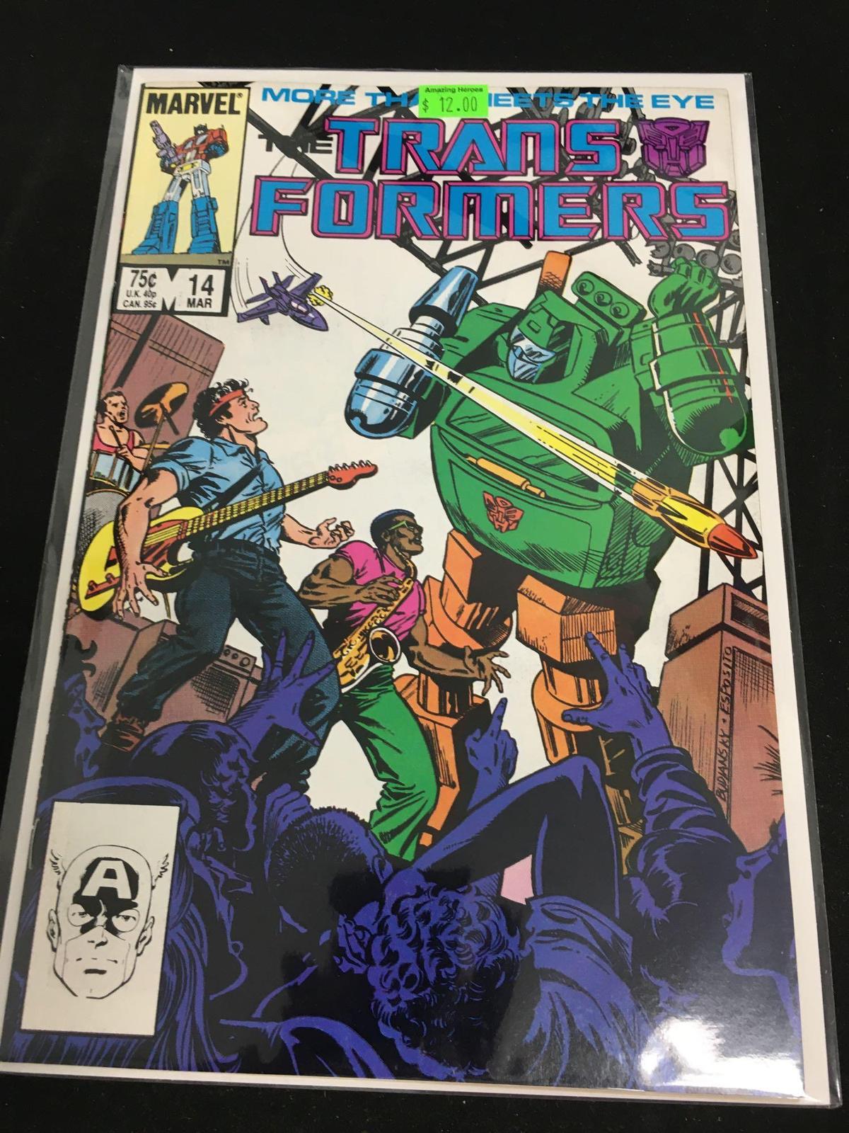 The Transformers #14 Comic Book from Amazing Collection
