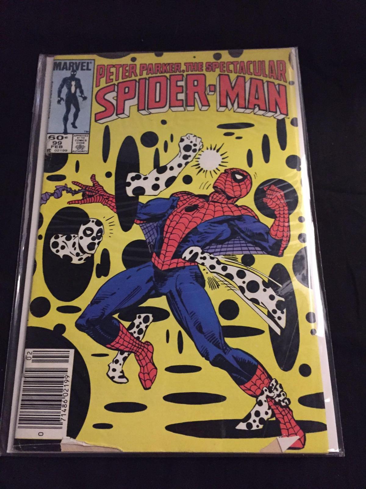 Peter Parker, The Spectacular Spider-Man #99 Comic Book from Amazing Collection B