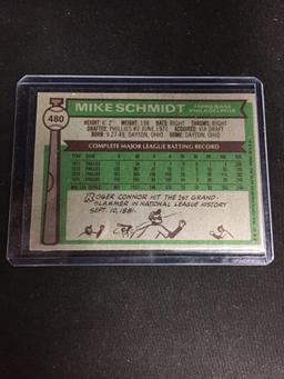 1976 Topps #480 MIKE SCHMIDT Phillies Vintage Baseball Card