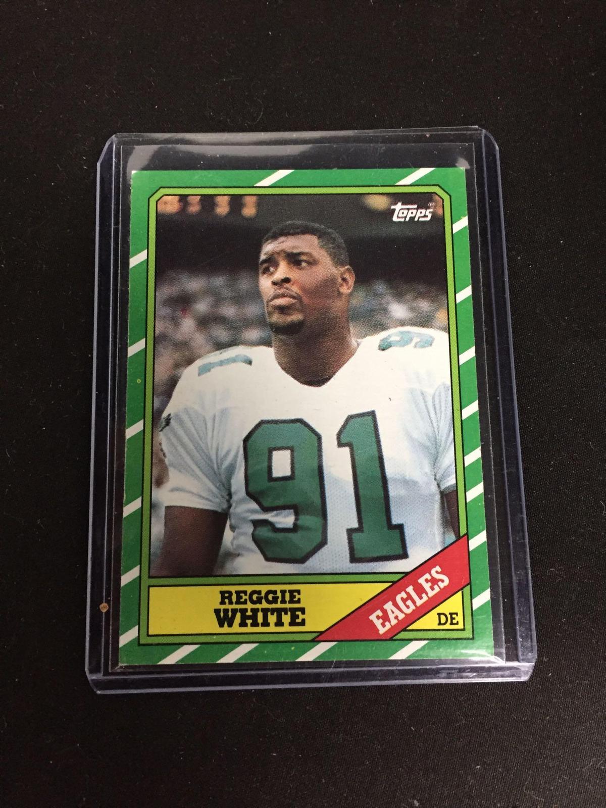 1986 Topps #275 REGGIE WHITE Eagles Packers ROOKIE Football Card