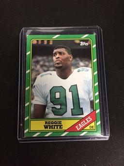 1986 Topps #275 REGGIE WHITE Eagles Packers ROOKIE Football Card