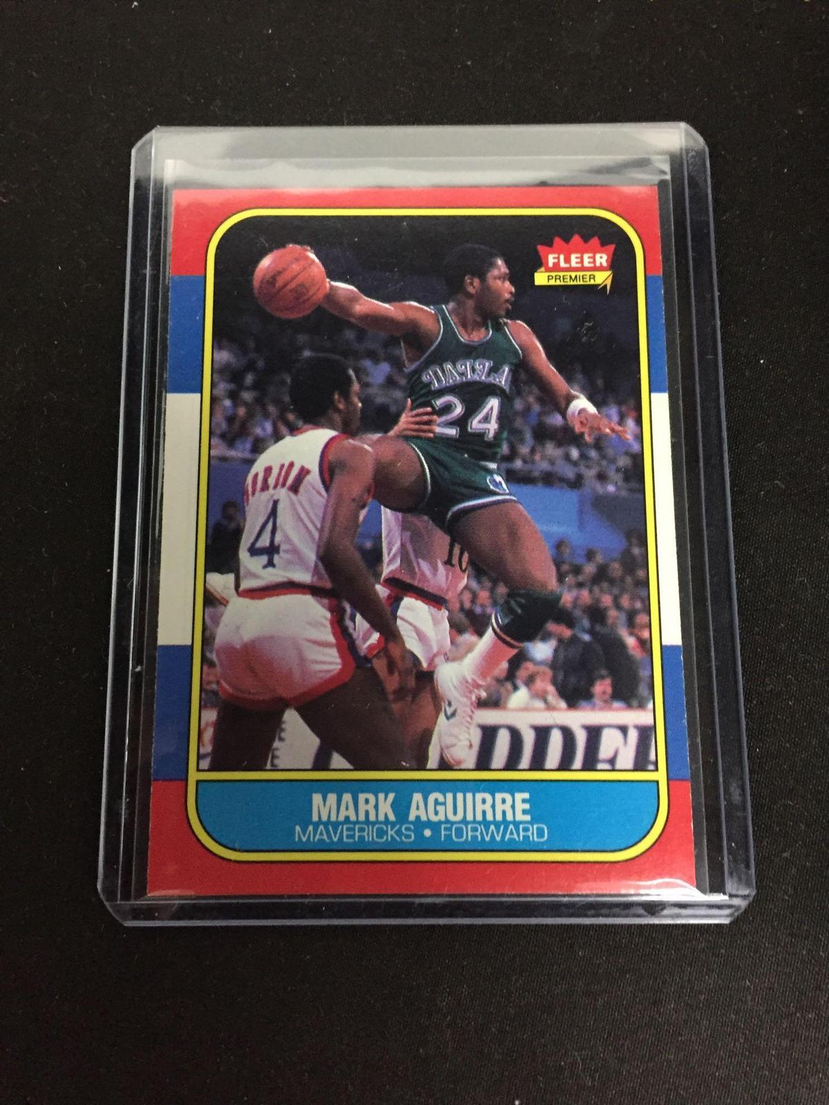 1986-87 Fleer Basketball Set Break (HOT) - #3 MARK AGUIRRE Mavs