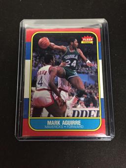 1986-87 Fleer Basketball Set Break (HOT) - #3 MARK AGUIRRE Mavs