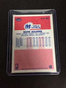 1986-87 Fleer Basketball Set Break (HOT) - #3 MARK AGUIRRE Mavs