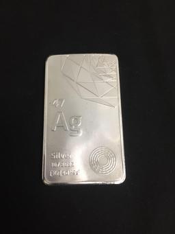 WOW Elemetal 47 AG Style 10 Troy Ounce .999 Fine Silver Bullion Bar