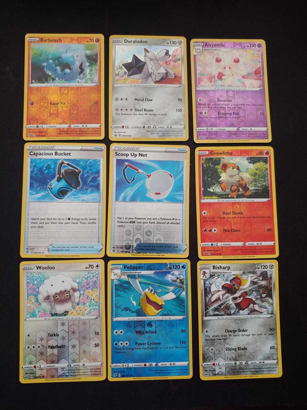 Pokemon holo lot of 9