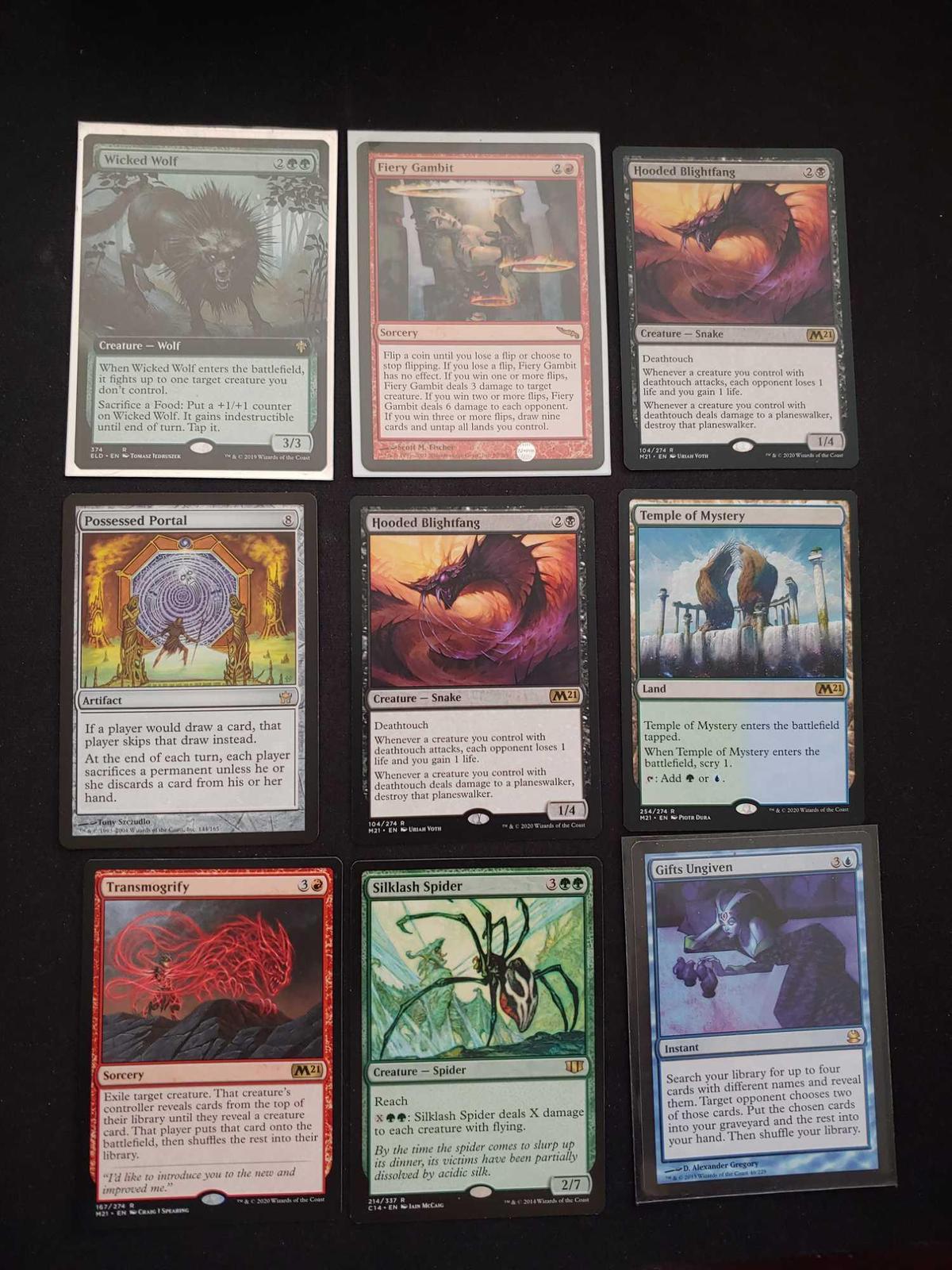 Mtg rare lot of 9