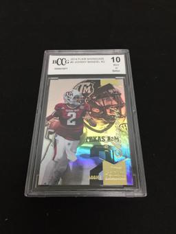 BCCG Graded Mint 10 - 2014 Flair Showcase #2 Johnny Manziel R2