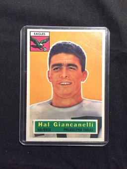 1956 Topps #16 HAL GIANCANELLI Eagles Vintage Football Card