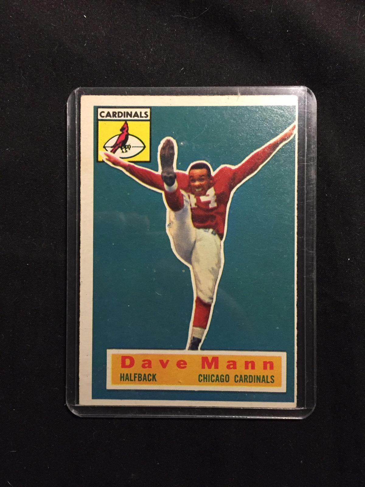 1956 Topps #34 DAVE MANN Cardinals Vintage Football Card