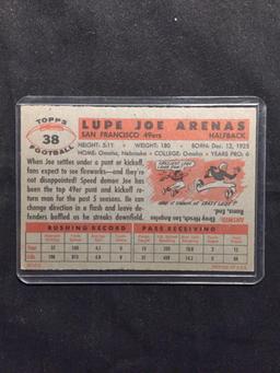 1956 Topps #38 JOE ARENAS 49ers Vintage Football Card