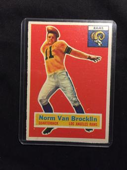 1956 Topps #6 NORMAN VAN BROCKLIN Vintage Football Card