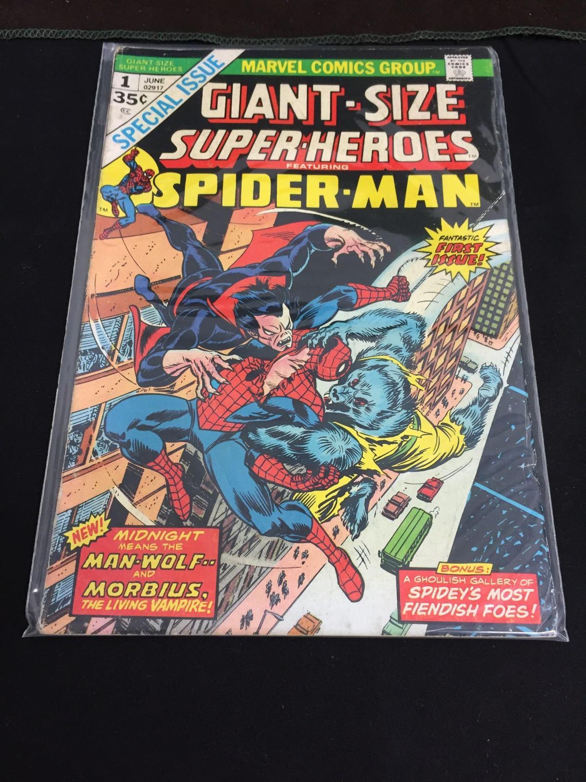 Marvel Giant Size Super Heroes Featuring Spider Man #1 June 1974 Vintage - Special Issue