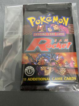 Factory Sealed Pokemon TEAM ROCKET 1st Edition Booster Pack