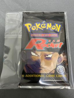 Factory Sealed Pokemon TEAM ROCKET 1st Edition Booster Pack