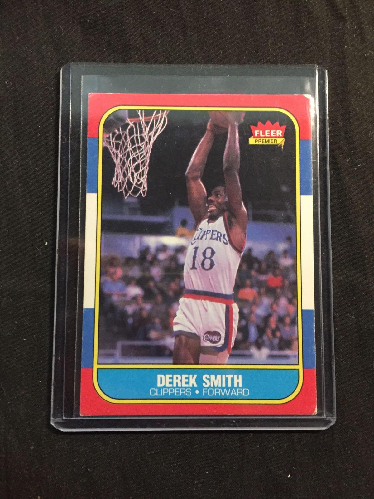 1986-87 Fleer #103 DEREK SMITH Clippers Vintage Basketball Card