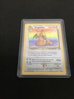 HIGH END Holo Rare Fossil Dragonite Rainbow Foil Pokemon Card 4/62