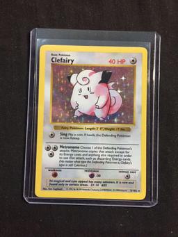 SHADOWLESS Rare Holo Base Set Pokemon Card - Clefairy 5/102