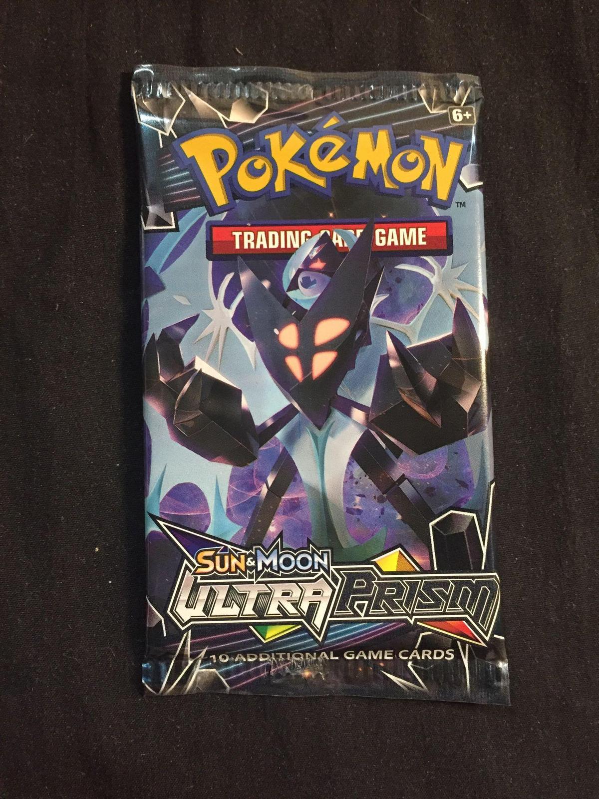 HOT PRODUCT - Factory Sealed Ultra Prism Sun & Moon 10 Pokemon Card Booster Pack