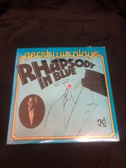 Rhapsody in Blue Gershwin Plays Sealed Vintage Vinyl LP Record from Collection