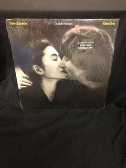 John Lennon Yoko Ono Double Fantasy Vintage Vinyl LP Record from Collection