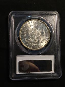 1884 United States Morgan Silver Dollar - PCGS Graded MS 64