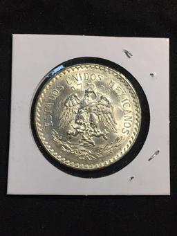 1933 Mexico 1 Peso Silver Foreign Coin