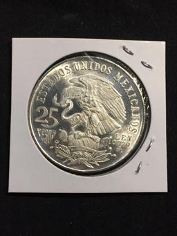 1968 Mexico 25 Pesos Silver Foreign Coin