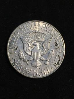 United States 1966 Kennedy Half Dollar - 40% Silver Coin - 0.147 ASW
