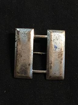 Square 25mm Military Double Bar Medal