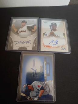 Autograph lot of 3