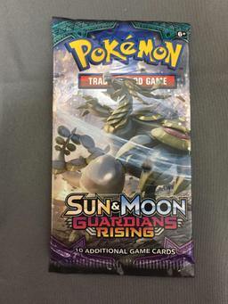 Sealed Pokemon Sun & Moon Guardians Rising 10 Card Booster Pack