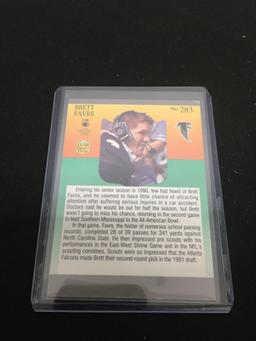 1991 Ultra #283 BRETT FAVRE Packers ROOKIE Football Card