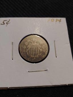 1874 nickel