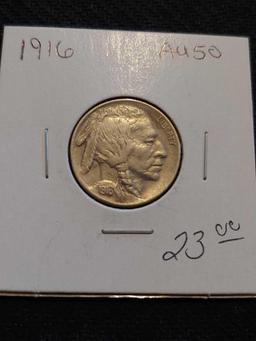 1916 Au50 Buffalo Nickel