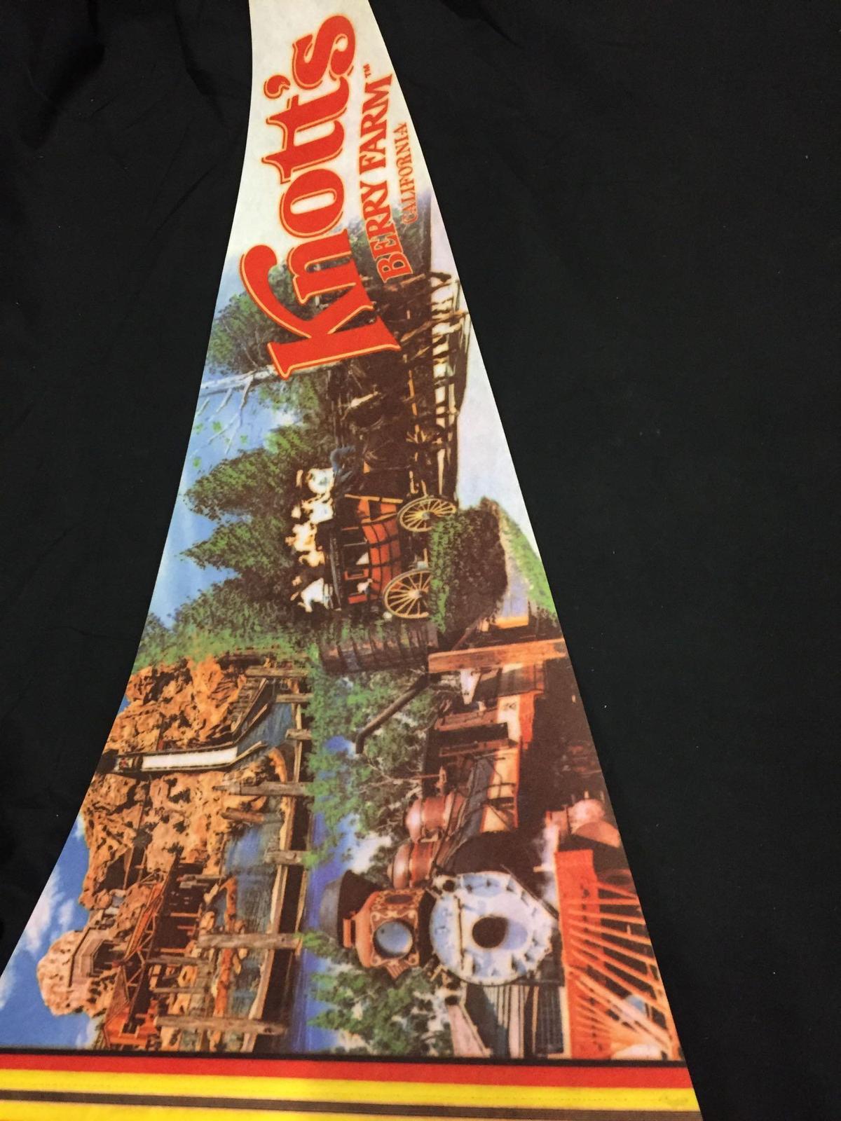 Vintage Knott's Berry Farm California Pennant from Collection