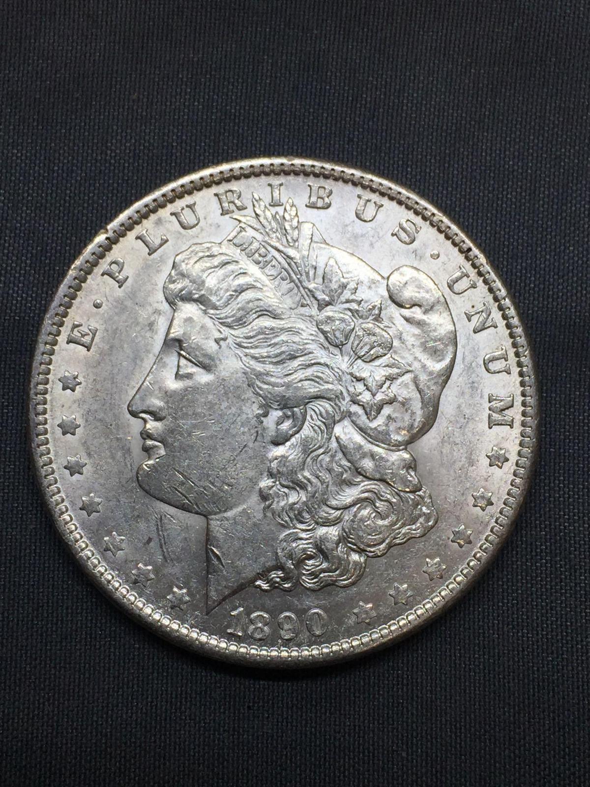 1890-P United States Morgan Silver Dollar - 90% Silver Coin