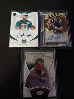 Autograph lot of 3