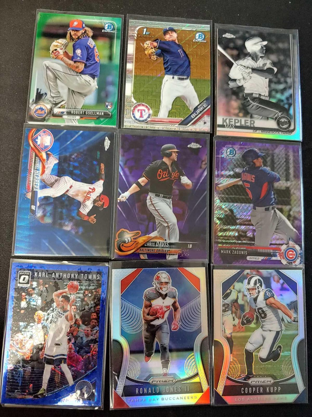 Refractor lot of 9