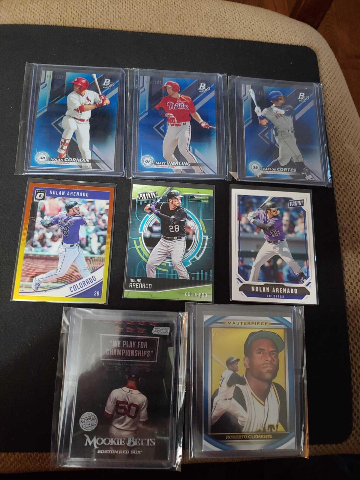 Sports card lot of 8