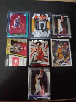 Sports card lot of 7