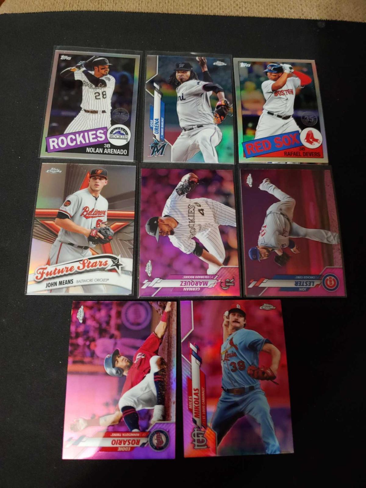 Refractor lot of 8