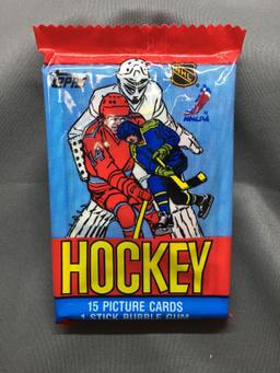 Factory Sealed 1984-85 Topps Hockey 15 Card Pack - Steve Yzerman Rookie?