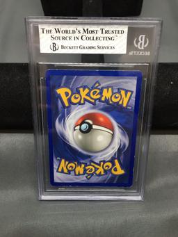 BGS Graded 1999 Pokemon Base Set Unlimited CHARIZARD Holofoil Rare Card - VG-EX 4