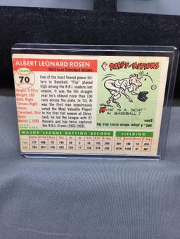 1955 Topps #70 AL ROSEN Indians Vintage Baseball Card