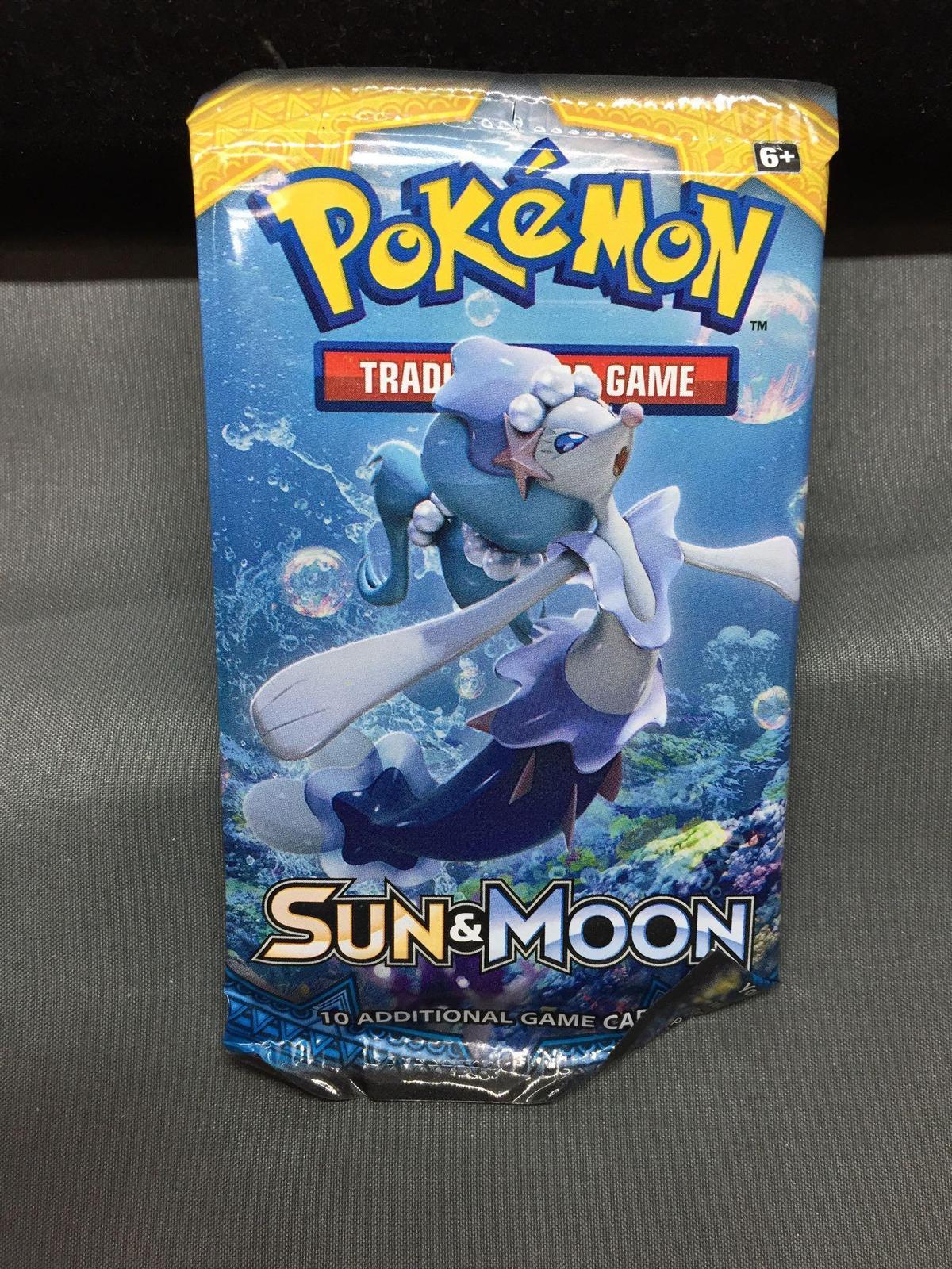 Factory Sealed Pokemon SUN & MOON Base Set 10 Card Booster Pack